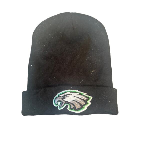 NFL Philadelphia Eagles - Football Knit Winter Beanie Hat Cap Black￼ - Picture 1 of 3